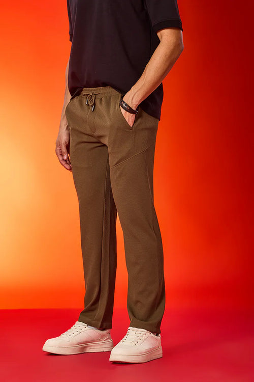 Waffle Regular Fit Track Pants
