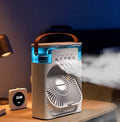 Mini 3-in-1 Air Cooler – USB Air Cooler with Water Tank, Misting Function & LED Light